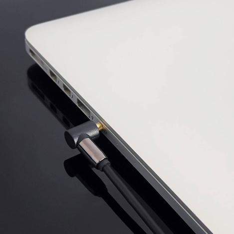 Wozinsky AUX cable angled (male-male) mini jack cable 1.5m black