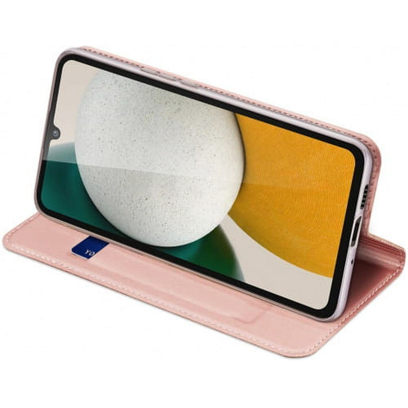Etui Dux Ducis Skin Pro do Samsung A35 5G z klapką - różowe