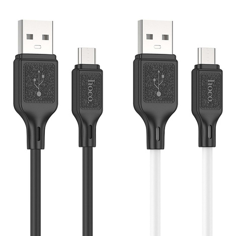 HOCO kabel USB A do Micro USB 2,4A X90 1 m czarny