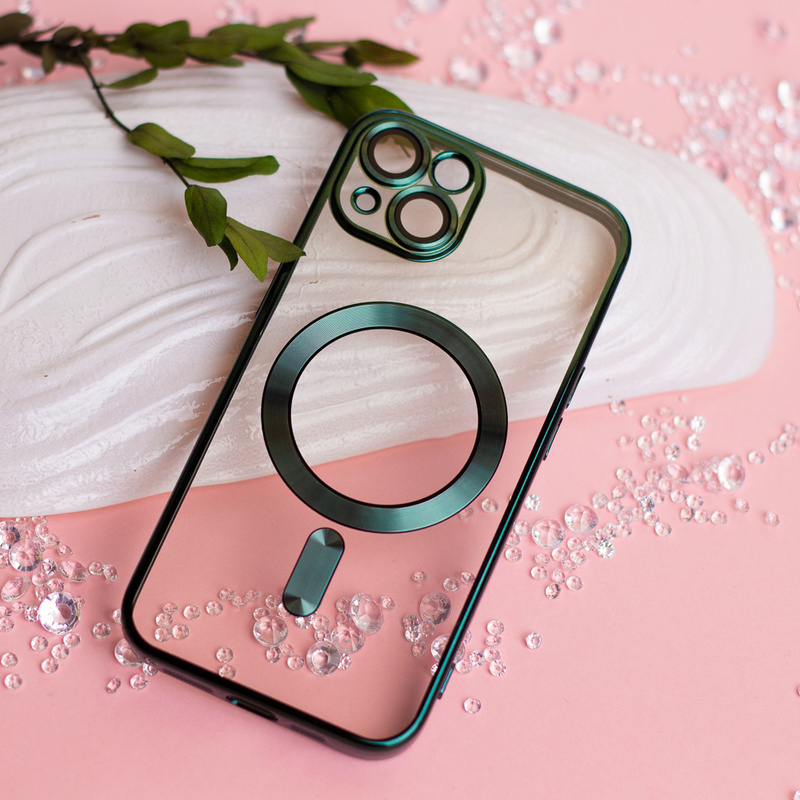 Nakładka Color Chrome Mag do Samsung Galaxy A15 4G / A15 5G zielona