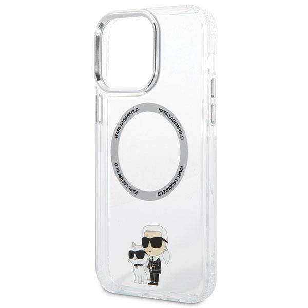 Karl Lagerfeld KKLHMP13XHNKCIT iPhone 13 Pro Max 6,7&quot; Hardcase transparent Ikonisches Karl&amp;Choupette Magsafe