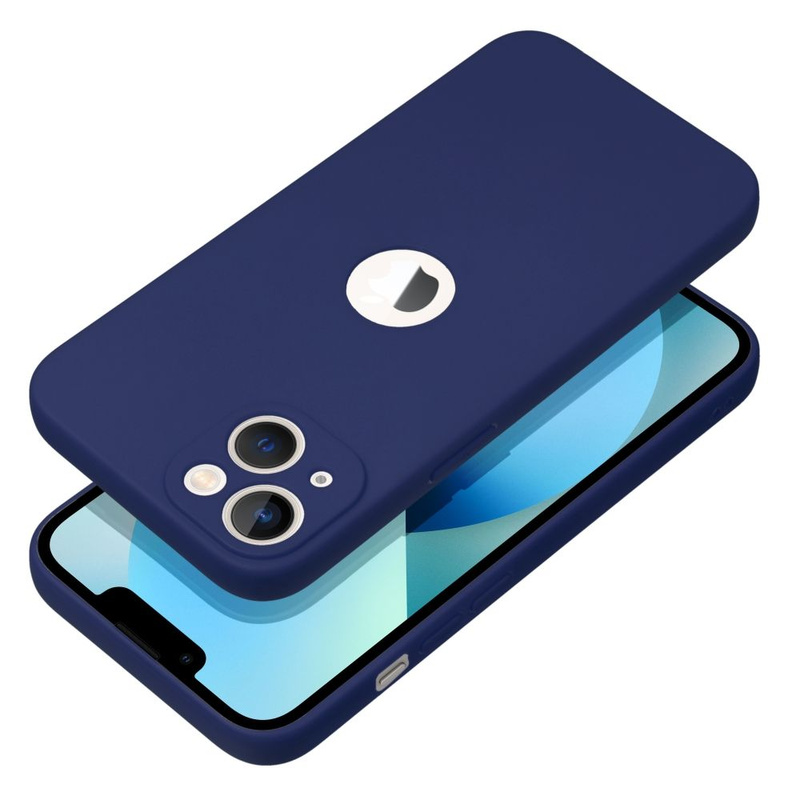 Futerał SOFT do IPHONE 13 ciemny niebieski