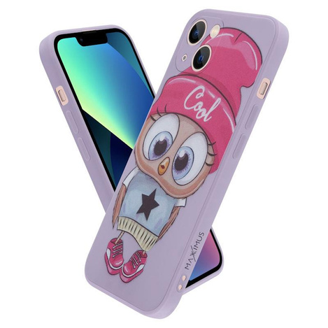 MX OWL COOL IPHONE 11 PRO PURPLE / FIOLETOWY