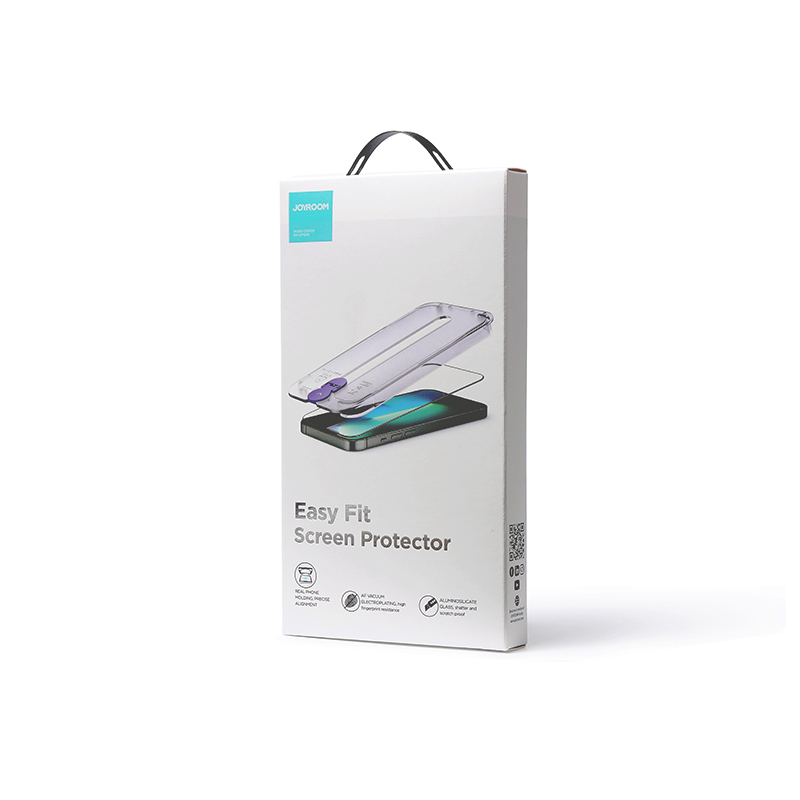 Joyroom Knight Glass für iPhone 14 Pro Max mit Montageset klar (JR-H12)