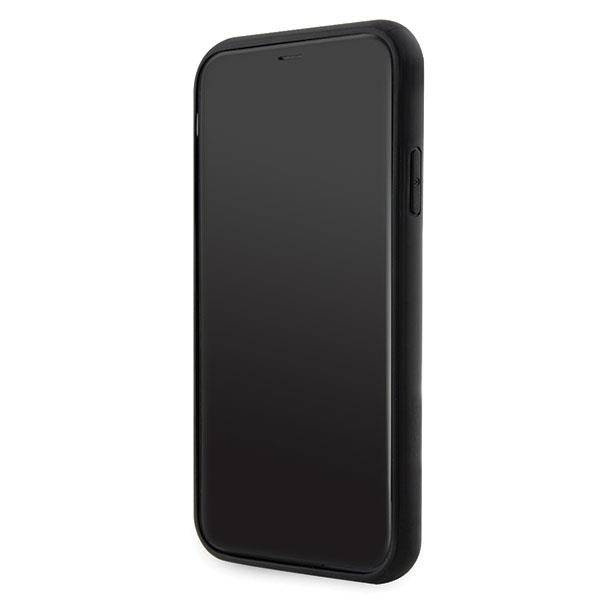 Karl Lagerfeld KLHCN61G2CPS iPhone 11 / Xr 6,1" Silber/Silber Hardcase Glitter Choupette Patch