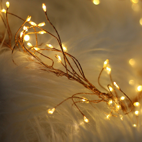 Łańcuch GAŁĄZKA miedziany CLF-02 480LED ciepłe białe 3m Forever Light