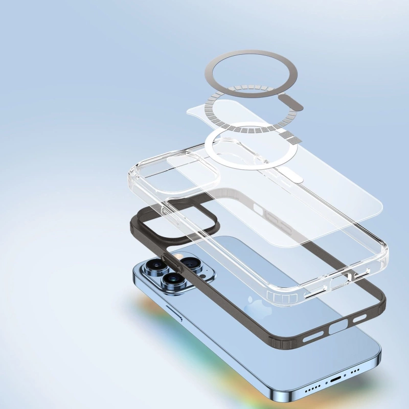 Dux Ducis Clin2 Hülle für iPhone 14 Pro magnetische MagSafe Hülle blau