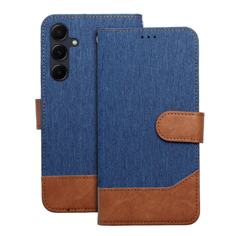 Kabura JEANS Book do SAMSUNG A15 4G / A15 5G niebieski