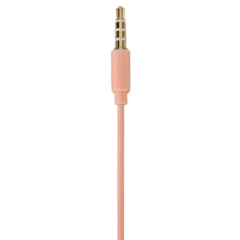 THOMSON słuchawki przewodowe Jack 3,5 mm z mikrofonem EAR3008 jasno różowe
