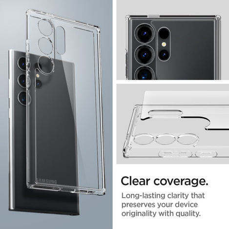 Futerał SPIGEN Ultra
Hybrid do SAMSUNG S24 ULTRA crystal clear