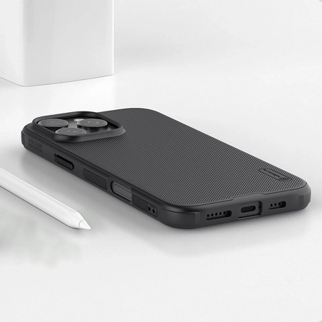 Nillkin Super Frosted Shield Pro case for iPhone 16 Pro Max - black