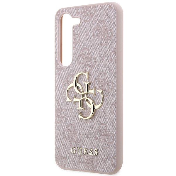 Oryginalne Etui GUESS hardcase 4G Big Metal Logo GUHCSA354GMGPI do Samsung Galaxy A35 różowy
