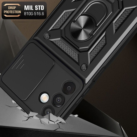 Etui SAMSUNG GALAXY M15 5G Tech-Protect Camshield Pro czarne