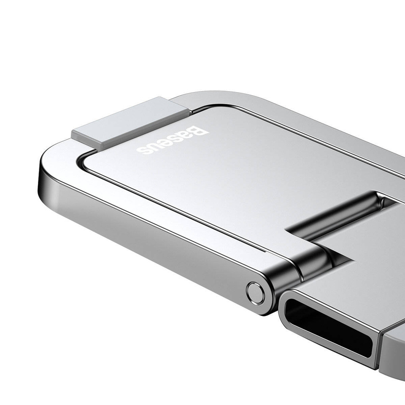 Baseus universal-Laptop-Füße (2 Stück) silber (LUZC000012)