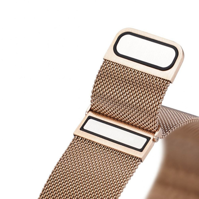Strap for APPLE WATCH 42 / 44 / 45 MM Dux Ducis Strap Milanese gold