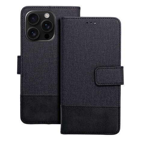 Kabura GOMMA Book do SAMSUNG A15 4G / A15 5G czarny