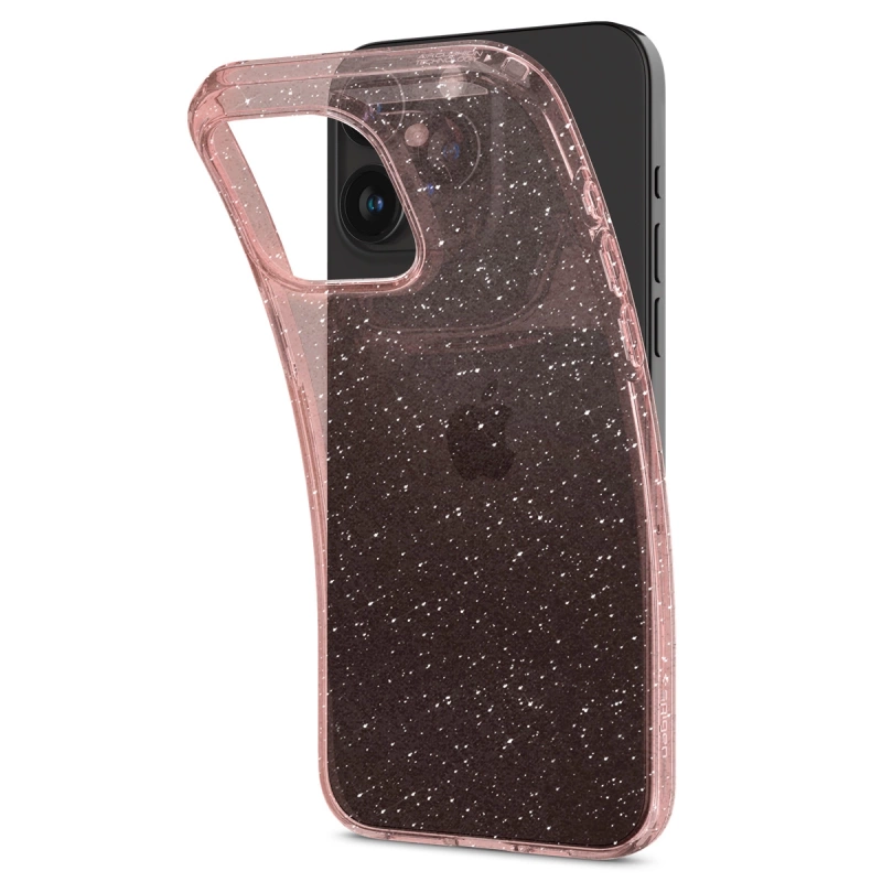 Spigen Liquid Crystal Glitter, Rosenquarz - iPhone 15 Pro Max