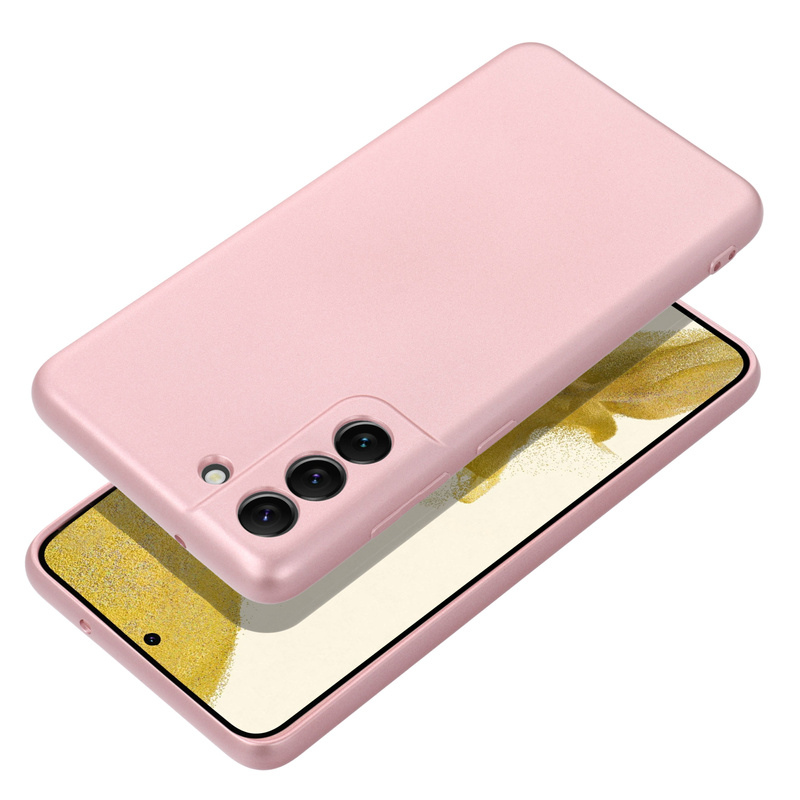 Futerał METALLIC do SAMSUNG S24 FE różowy