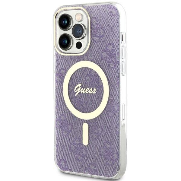 Guess GUHMP14XH4STU iPhone 14 Pro Max 6.7&quot; purple/purple hardcase 4G MagSafe