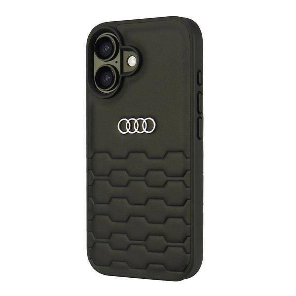 Audi nakładka Synthetic Leather do iPhone 16 6.1" czarna