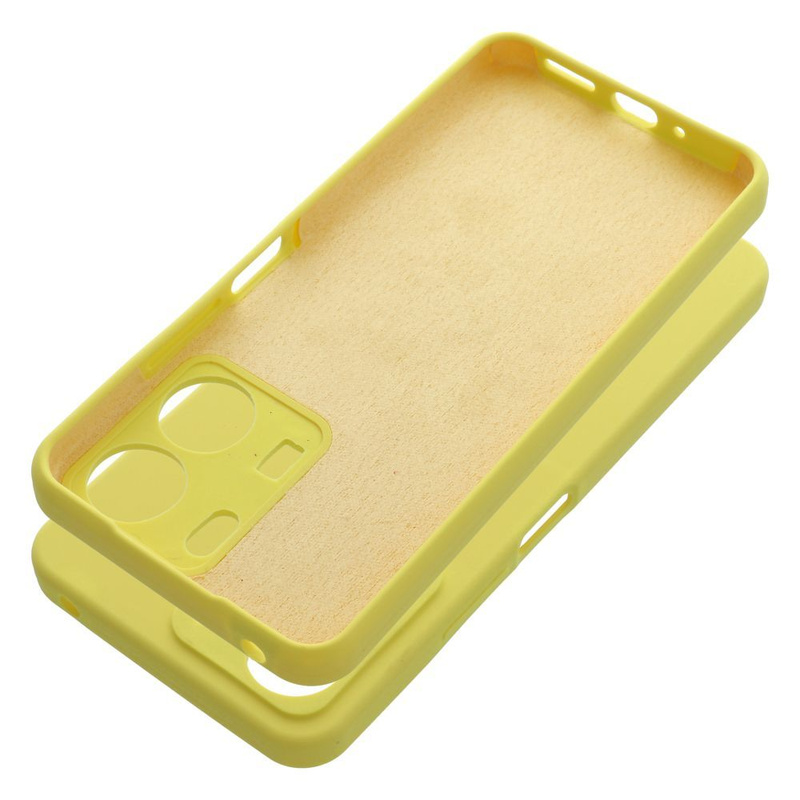 Futerał SILICONE 2mm do XIAOMI REDMI 13C żółty