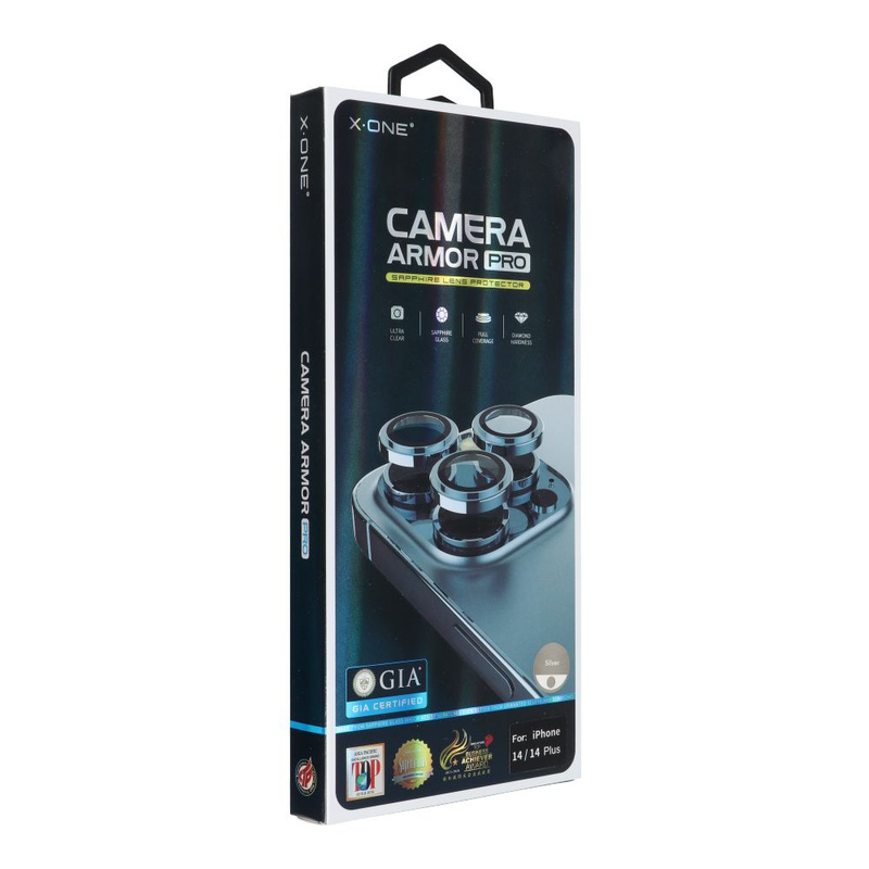 Szkło szafirowe X-ONE na obiektyw aparatu Camera Armor Pro - do iPhone 14/14 Plus