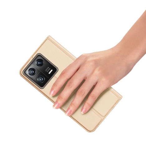Dux Ducis Skin Pro Hülle Xiaomi 13 Flip Card Wallet Gold Ständer