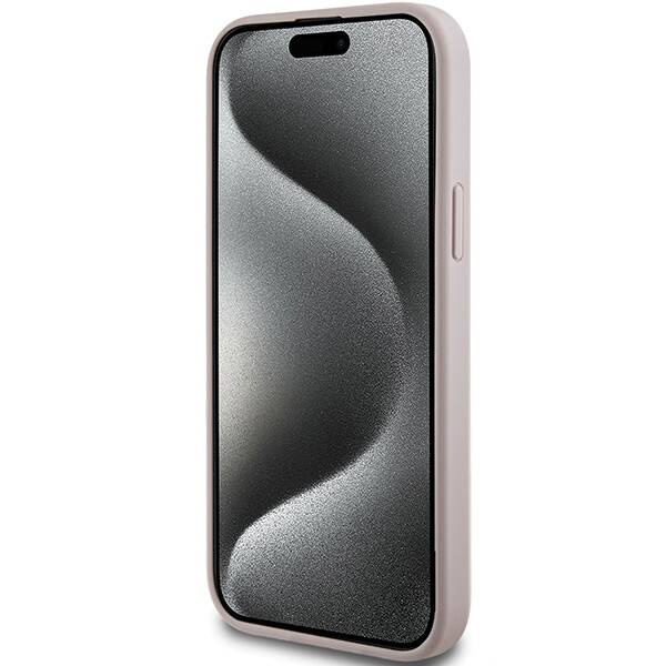 Oryginalne Etui GUESS Hardcase GUHMP14SG4GFRP do iPhone 14 (Kompatybilny z Magsafe / 4G Ring classic logo / różowy)