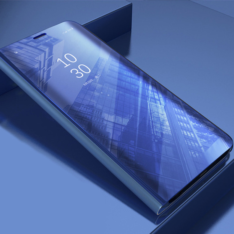 Etui Smart Clear View do Samsung A25 5G (global) niebieske