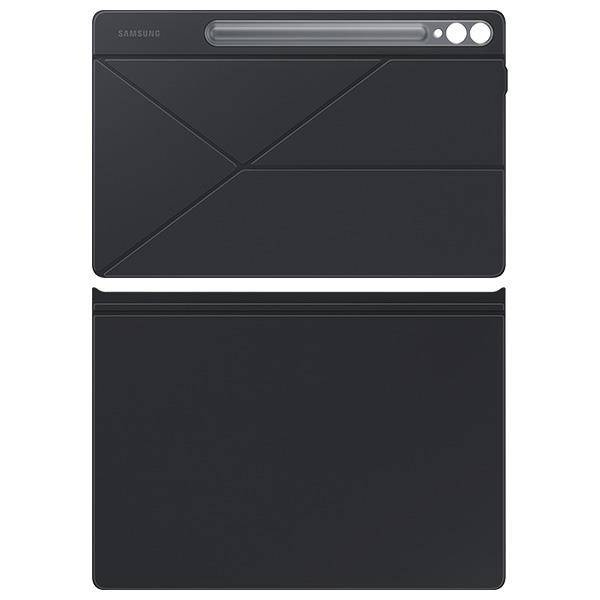 Etui z klapką i podstawką do Samsung Galaxy Tab S9+ Smart Book Cover - czarne