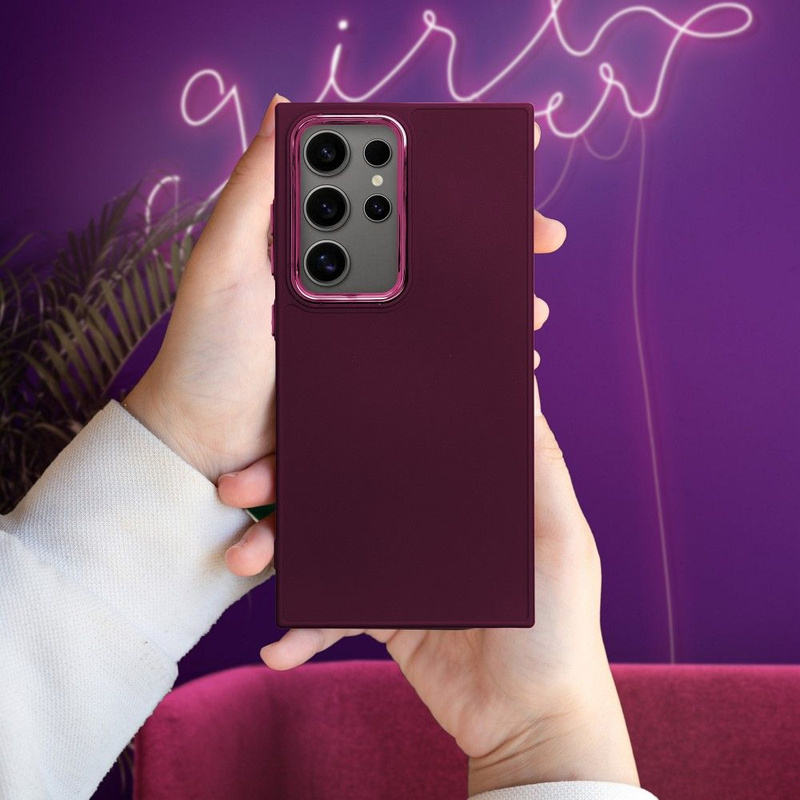 Futerał FRAME do SAMSUNG A05s fioletowy
