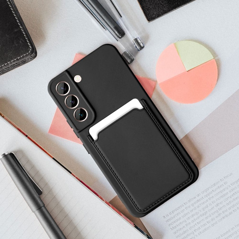 Futerał CARD CASE do SAMSUNG S21 FE czarny