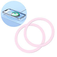 Joyroom set of metal magnetic rings for smartphone 2 pcs pink (JR-Mag-M3)