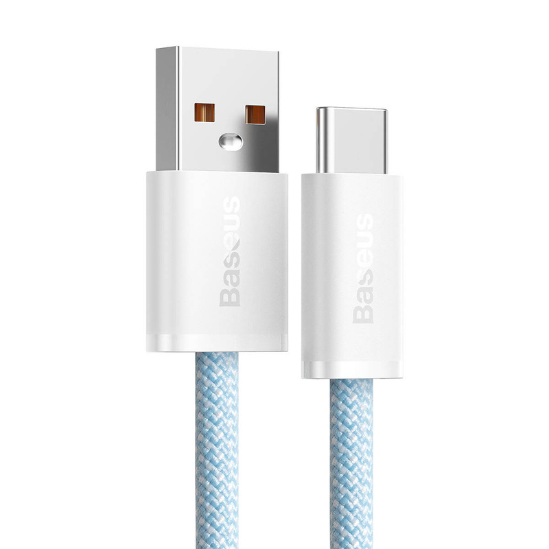 Baseus Dynamic Series kabel USB - USB Typ C 100W 2m niebieski (CALD000703)