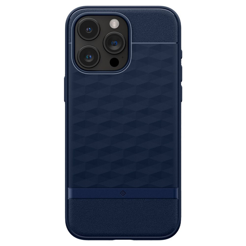 Schutzhülle APPLE IPHONE 15 PRO MAX Caselogy Parallax Mag MagSafe navy blau
