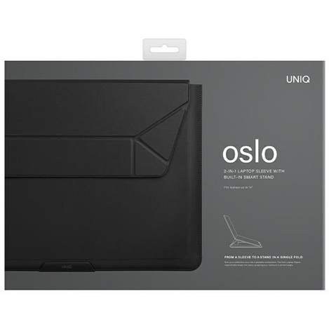 Schutzhülle LAPTOP 14" UNIQ Oslo Sleeve schwarz