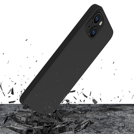 iPhone 13 Hülle aus der 3mk Silicone Case Serie - schwarz