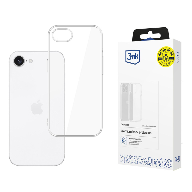 Etui do iPhone 16e / iPhone SE 4 - 3MK Clear Case