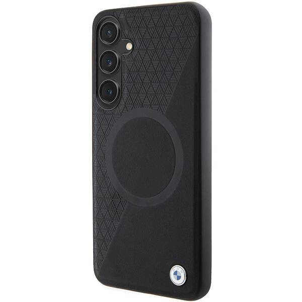BMW BMHMS24S23RTPK S24 S921 schwarz/schwarzes Hardcase Signature Leather Half Textured &amp; Circle MagSafe