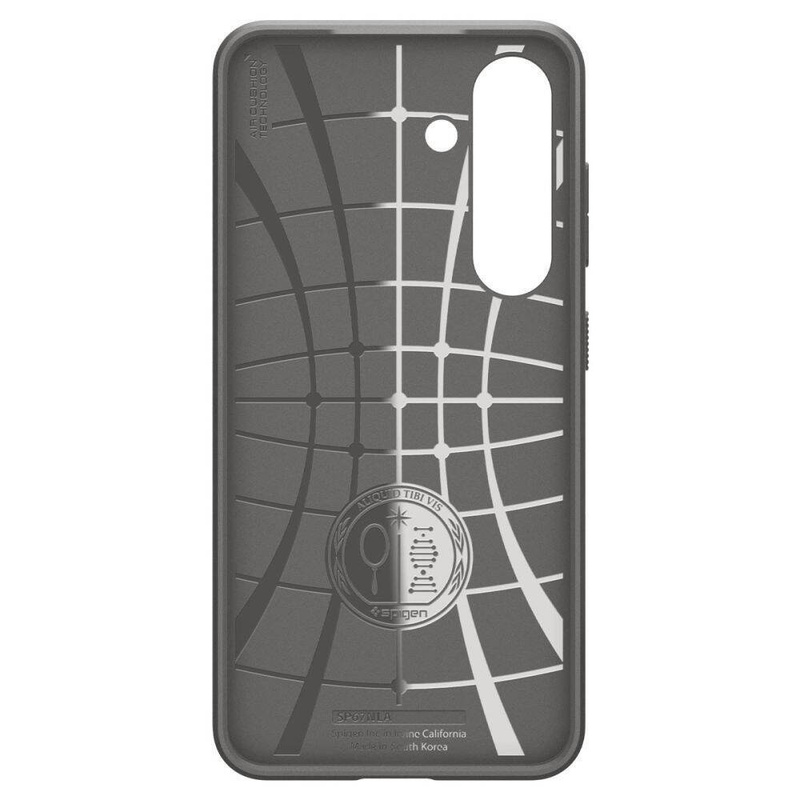 Spigen nakładka Liquid Air do Samsung Galaxy S25+ Marmurowa Szara