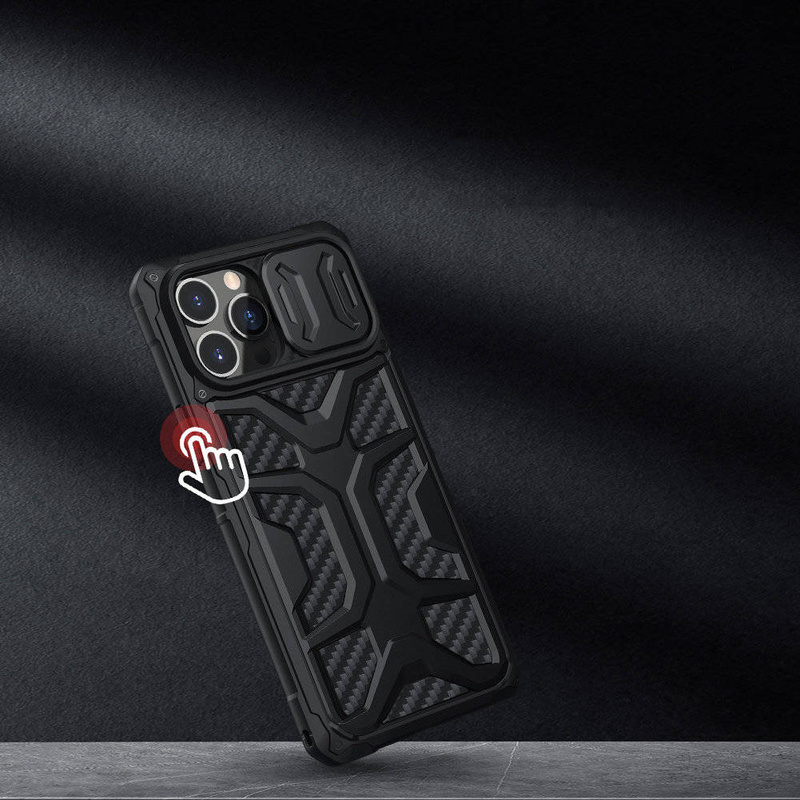 Nillkin Adventruer Case case for iPhone 13 Pro armored cover with camera cover black