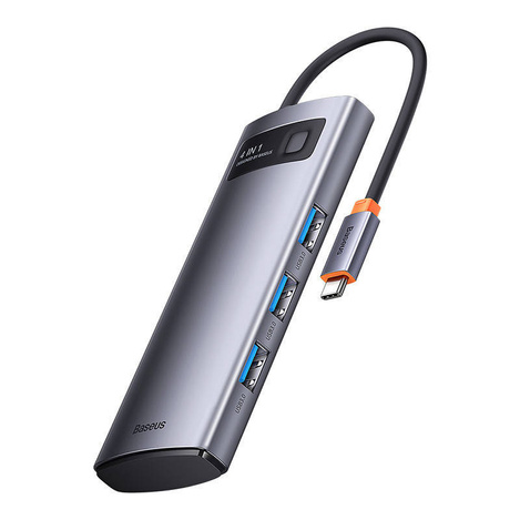 Baseus Metal Gleam Series 4 in 1 HUB Docking Station USB Type C - 4 x USB 3.2 Gen. 1 (WKWG070013)