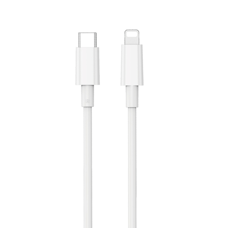 WIWU kabel C008 USB-C - Lightning 1,2 m 30W biały