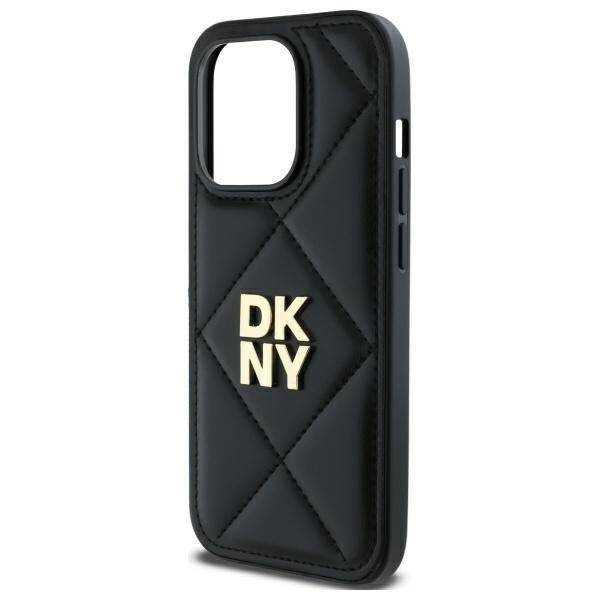 Original Case IPHONE 14 PRO MAX DKNY Quilted Stack Logo (DKHCP14XPQDSLK) black