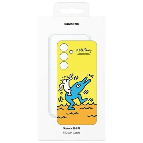 Etui Samsung EF-MS721CYEGWW S24 FE S721 żółty/yellow Flipsuit Case