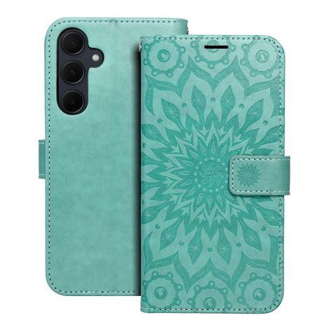 Kabura MEZZO Book do SAMSUNG A35 5G mandala zielony