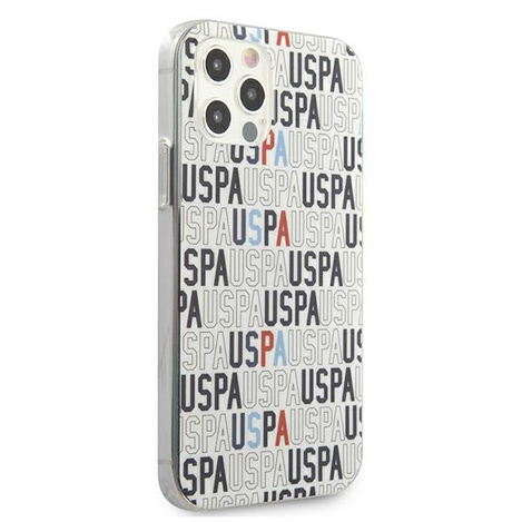 US Polo USHCP12LPCUSPA6 iPhone 12 6,7" Pro Max biały/white Logo Mania Collection
