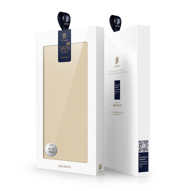 Dux Ducis Skin Pro Holster Cover Flip iPhone 14 Max Gold