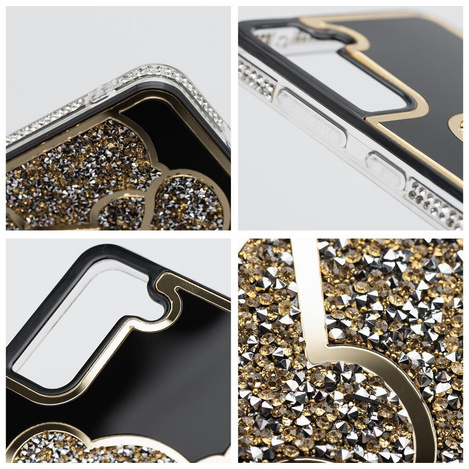 Futerał TEDDY BEAR do SAMSUNG S25 FE złoty