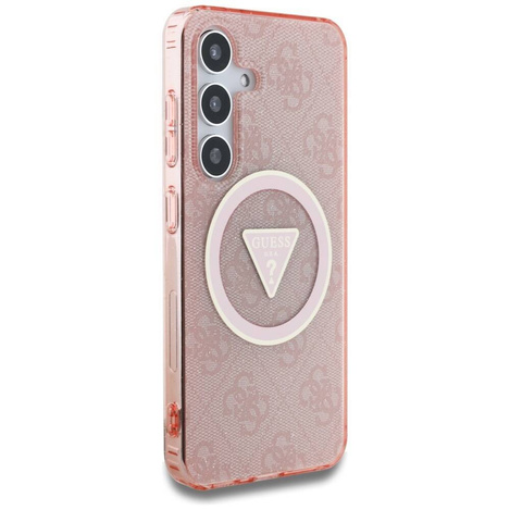 GUESS SAMSUNG S25 GUHMS25SHG4PRTGP TRAINGLE MAGSAFE PINK